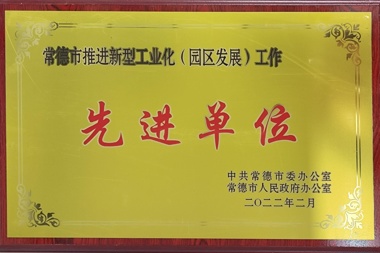 2022年全市推進新型工業(yè)化（園區(qū)發(fā)展）工作先進單位